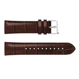 22mm Samsung Galaxy Watch Strap/Band | Brown Smooth Leather Strap/Band