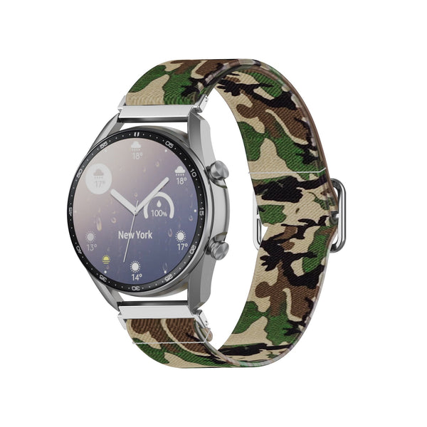 22mm Samsung Galaxy Watch Strap/Band | Camo Nylon Strap/Band