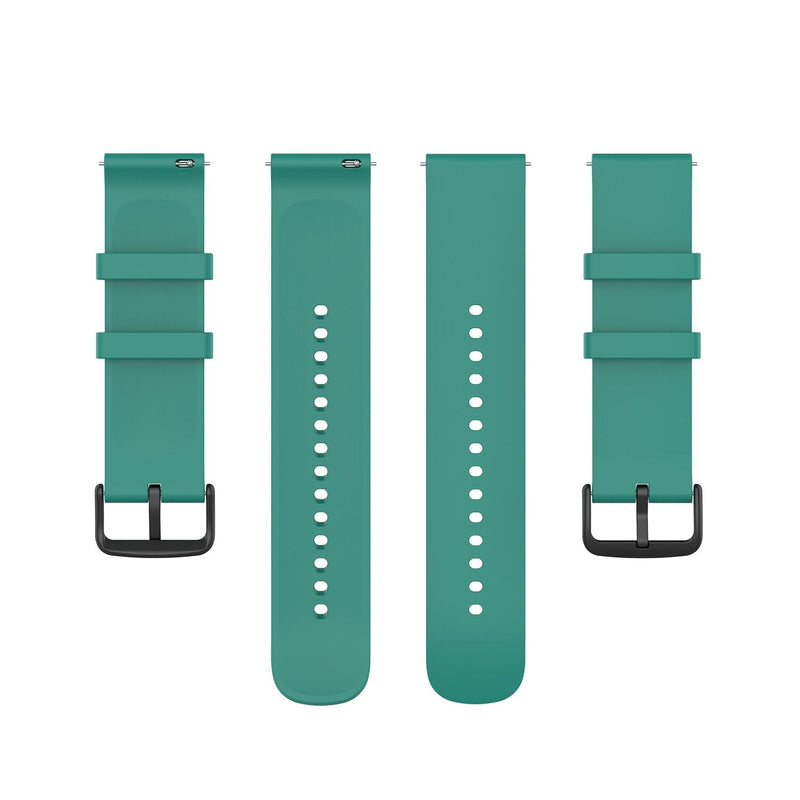 22mm Samsung Galaxy Watch Strap/Band | Forest Green Smooth Silicone Strap/Band