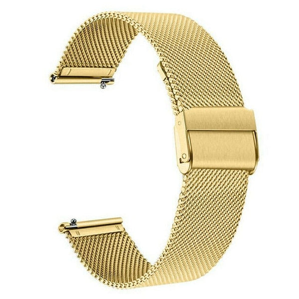 22mm Samsung Galaxy Watch Strap/Band | Gold Milanese Strap/Band