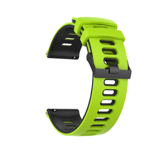 22mm Samsung Galaxy Watch Strap/Band | Green/Black Sports Strap/Band