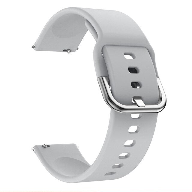 22mm Samsung Galaxy Watch Strap/Band | Grey Silicone Strap/Band