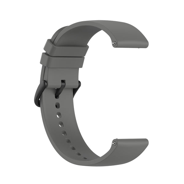 22mm Samsung Galaxy Watch Strap/Band | Grey Smooth Silicone Strap/Band