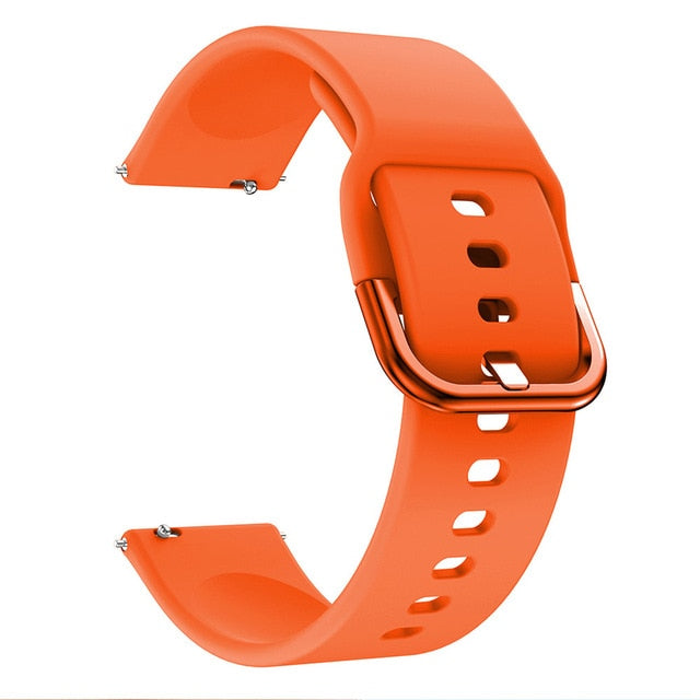 22mm Samsung Galaxy Watch Strap/Band | Orange Silicone Strap/Band