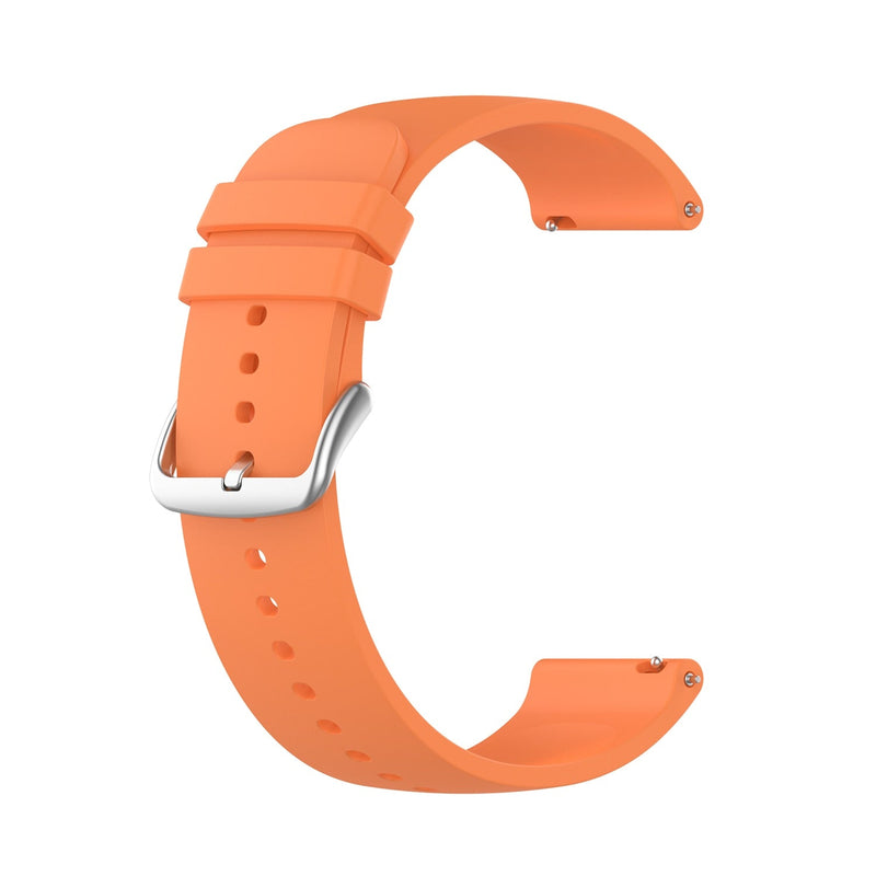 22mm Samsung Galaxy Watch Strap/Band | Orange Smooth Silicone Strap/Band