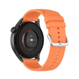 22mm Samsung Galaxy Watch Strap/Band | Orange Smooth Silicone Strap/Band