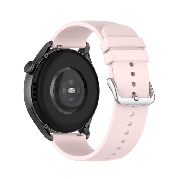 22mm Samsung Galaxy Watch Strap/Band | Pink Smooth Silicone Strap/Band