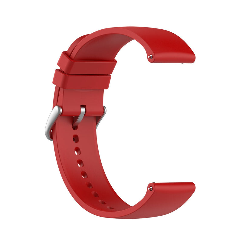 22mm Samsung Galaxy Watch Strap/Band | Red Smooth Silicone Strap/Band