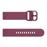 22mm Samsung Galaxy Watch Strap/Band | Red Wine Silicone Strap/Band