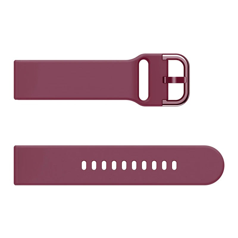 22mm Samsung Galaxy Watch Strap/Band | Red Wine Silicone Strap/Band