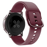 22mm Samsung Galaxy Watch Strap/Band | Red Wine Silicone Strap/Band