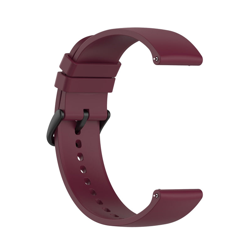 22mm Samsung Galaxy Watch Strap/Band | Red Wine Smooth Silicone Strap/Band