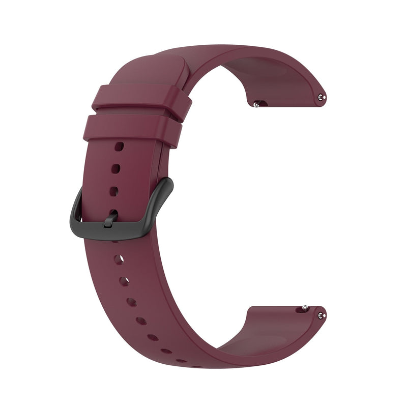 22mm Samsung Galaxy Watch Strap/Band | Red Wine Smooth Silicone Strap/Band