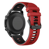 22mm Samsung Galaxy Watch Strap/Band | Red/Black Sports Strap/Band