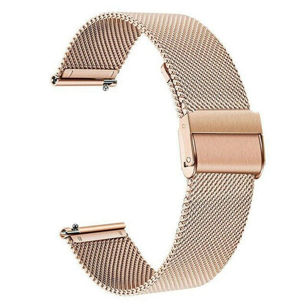 22mm Samsung Galaxy Watch Strap/Band | Rose Gold Milanese Strap/Band