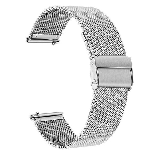 22mm Samsung Galaxy Watch Strap/Band | Silver Milanese Strap/Band