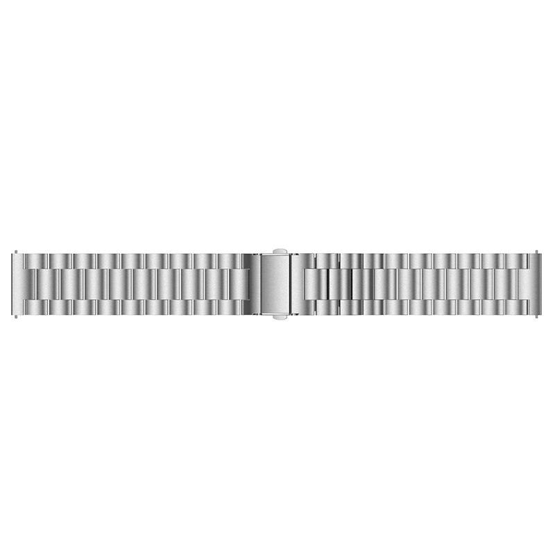 22mm Samsung Galaxy Watch Strap/Band | Silver Vintage Steel Strap/Band