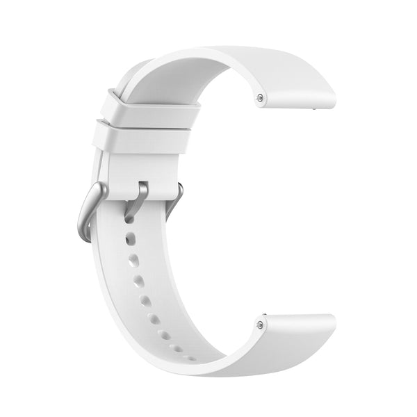 22mm Samsung Galaxy Watch Strap/Band | White Smooth Silicone Strap/Band