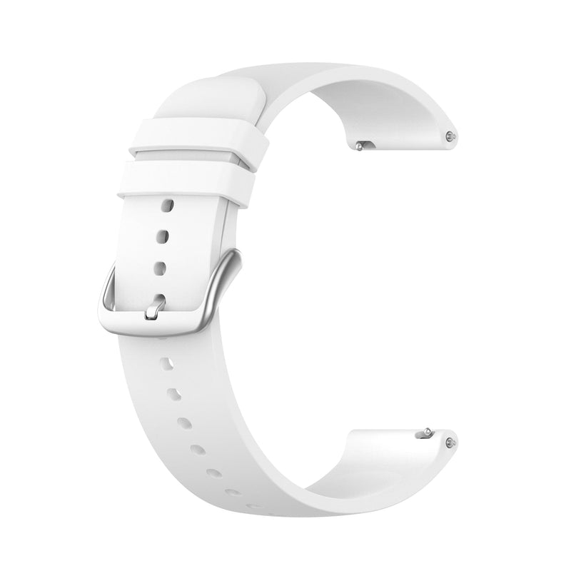 22mm Samsung Galaxy Watch Strap/Band | White Smooth Silicone Strap/Band