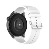22mm Samsung Galaxy Watch Strap/Band | White Smooth Silicone Strap/Band