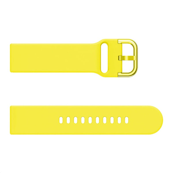 22mm Samsung Galaxy Watch Strap/Band | Yellow Silicone Strap/Band