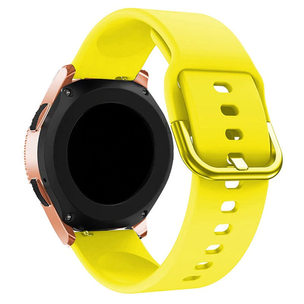 22mm Samsung Galaxy Watch Strap/Band | Yellow Silicone Strap/Band