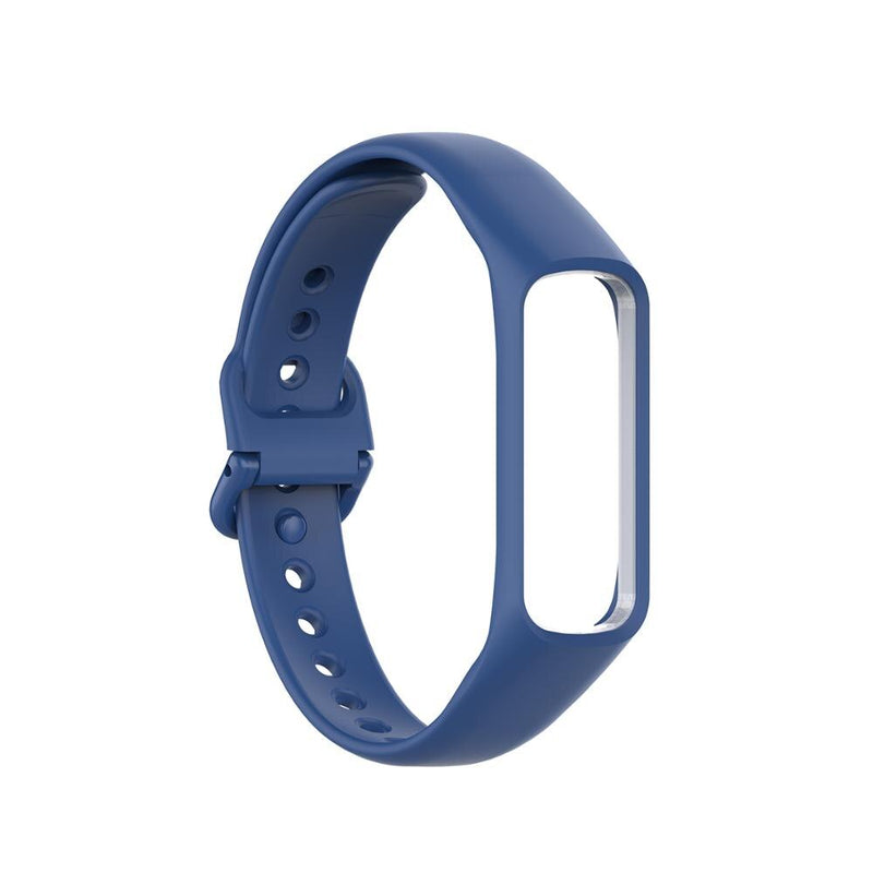 For Galaxy Fit 2 (SM-R220) | Dark Blue Plain Silicone Strap