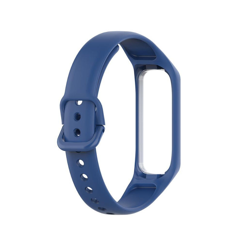 For Galaxy Fit 2 (SM-R220) | Dark Blue Plain Silicone Strap