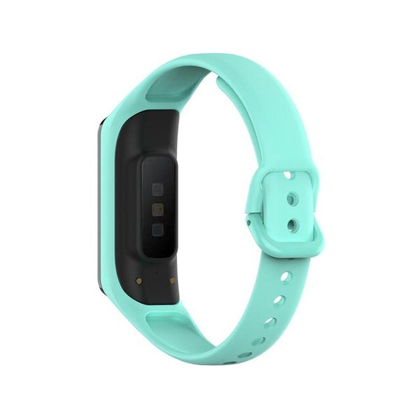 For Galaxy Fit 2 (SM-R220) | Duck Green Plain Silicone Strap