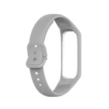 For Galaxy Fit 2 (SM-R220) | Light Grey Plain Silicone Strap