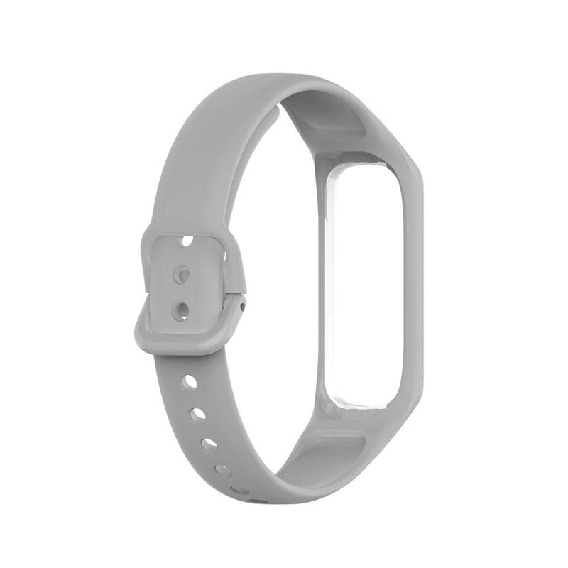 For Galaxy Fit 2 (SM-R220) | Light Grey Plain Silicone Strap