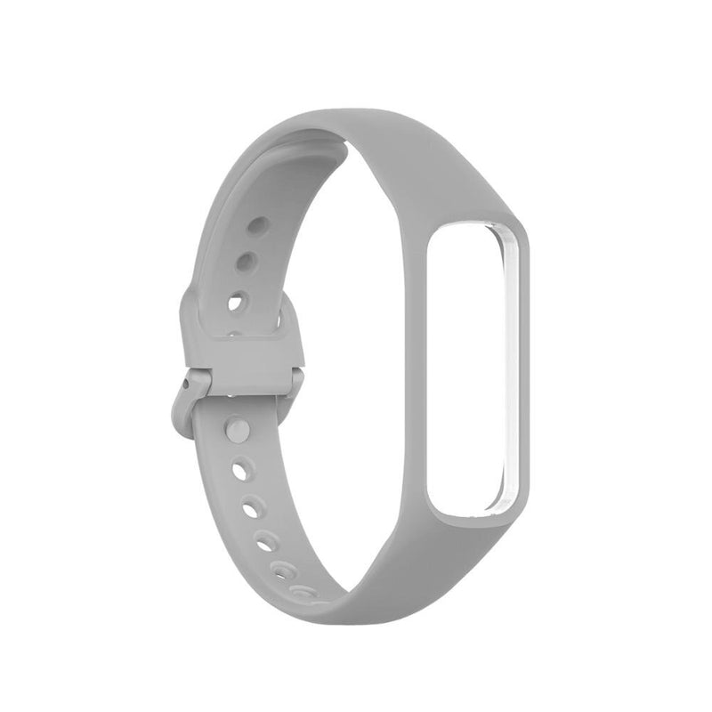 For Galaxy Fit 2 (SM-R220) | Light Grey Plain Silicone Strap