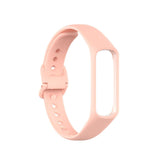 For Galaxy Fit 2 (SM-R220) | Light Pink Plain Silicone Strap