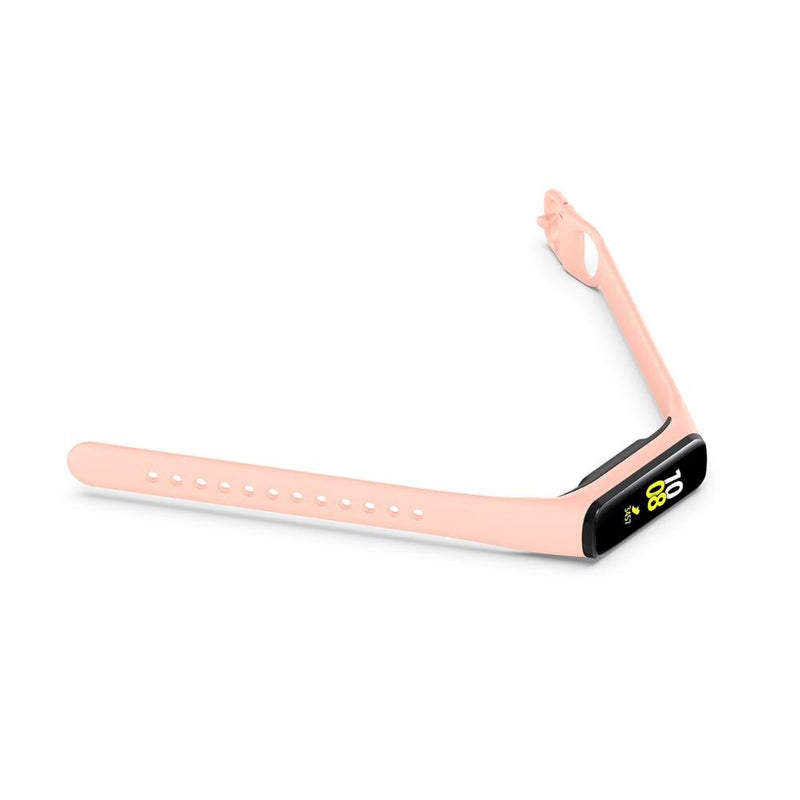 For Galaxy Fit 2 (SM-R220) | Light Pink Plain Silicone Strap