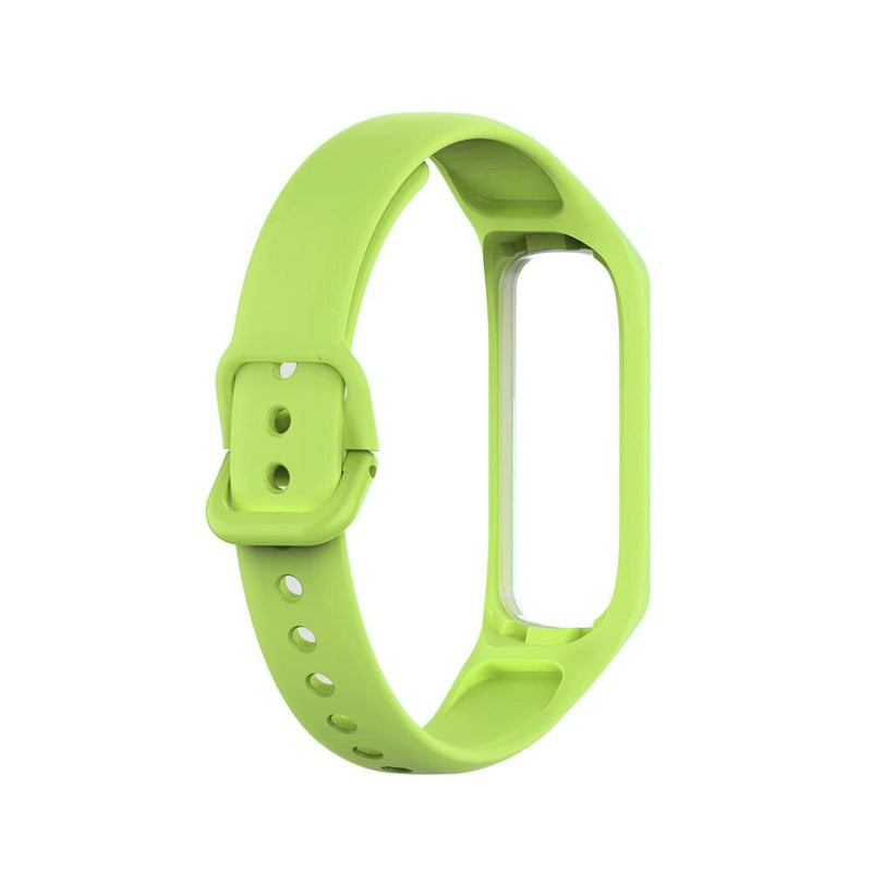 For Galaxy Fit 2 (SM-R220) | Lime Green Plain Silicone Strap