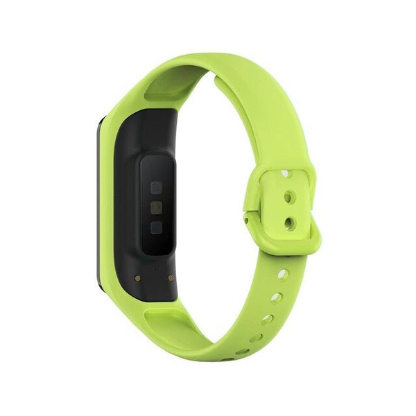 For Galaxy Fit 2 (SM-R220) | Lime Green Plain Silicone Strap