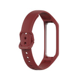 For Galaxy Fit 2 (SM-R220) | Red Wine Plain Silicone Strap