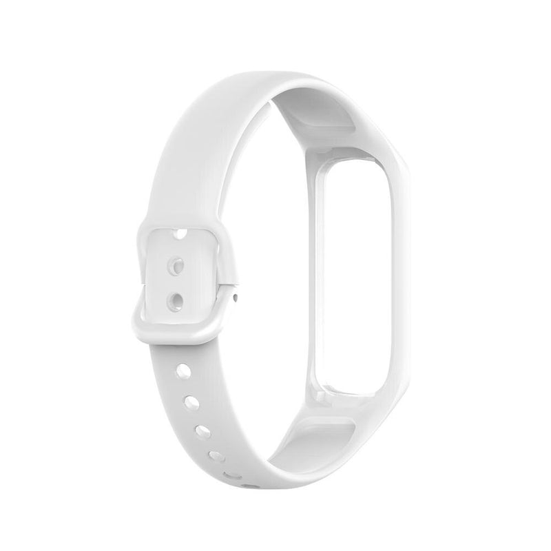 For Galaxy Fit 2 (SM-R220) | White Plain Silicone Strap