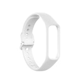 For Galaxy Fit 2 (SM-R220) | White Plain Silicone Strap