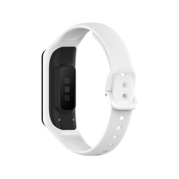 For Galaxy Fit 2 (SM-R220) | White Plain Silicone Strap