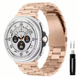 Rose Gold Metal Samsung Galaxy Watch 8 Strap | For 40mm/42mm/46mm Models