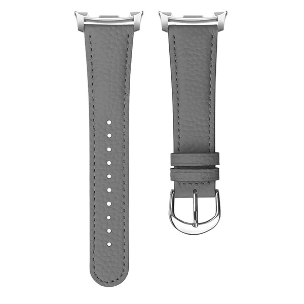 Grey Leather Samsung Galaxy Watch 8 Strap | For 40mm/42mm/46mm Models