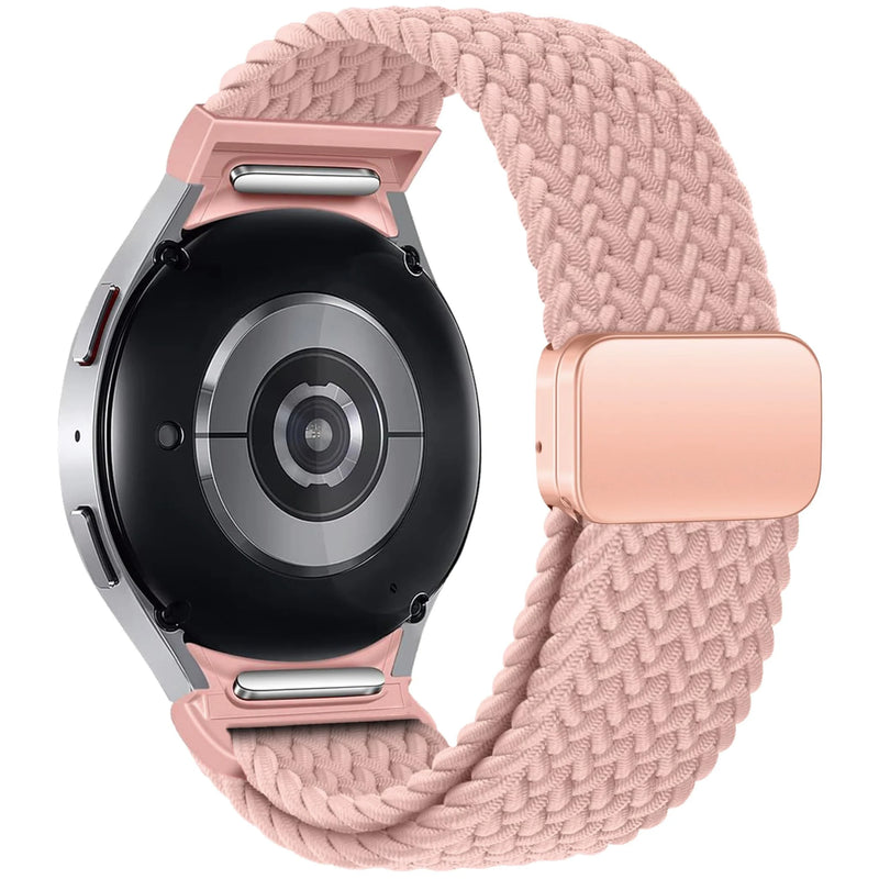 20mm Samsung Galaxy Watch Strap/Band Sand Pink Braided Watch