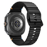 Black Silicone Samsung Galaxy Watch 8 Strap | For 40mm/42mm/46mm Models