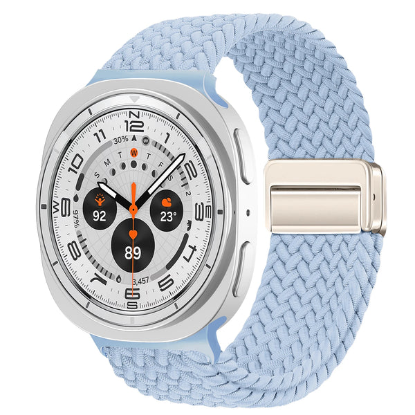 Light Blue Samsung Galaxy Watch 8 Braided Solo Loop | For 40mm/42mm/46mm Models