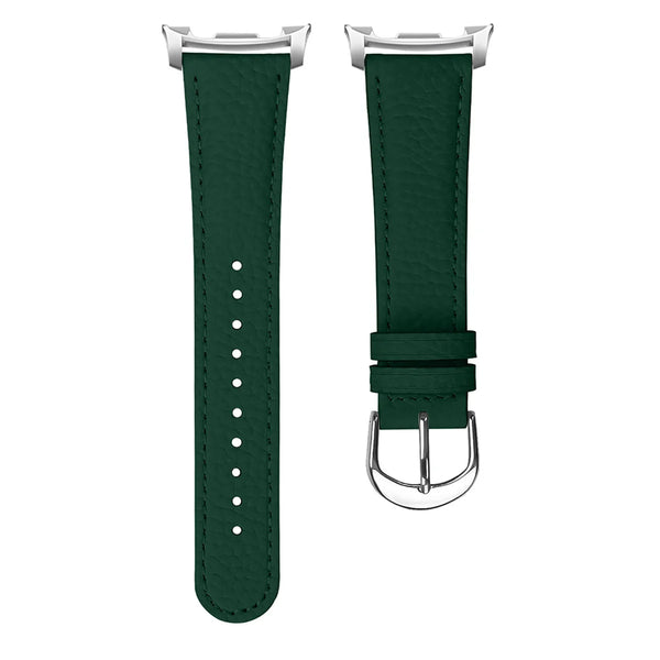 Green Leather Samsung Galaxy Watch 8 Strap | For 40mm/42mm/46mm Models
