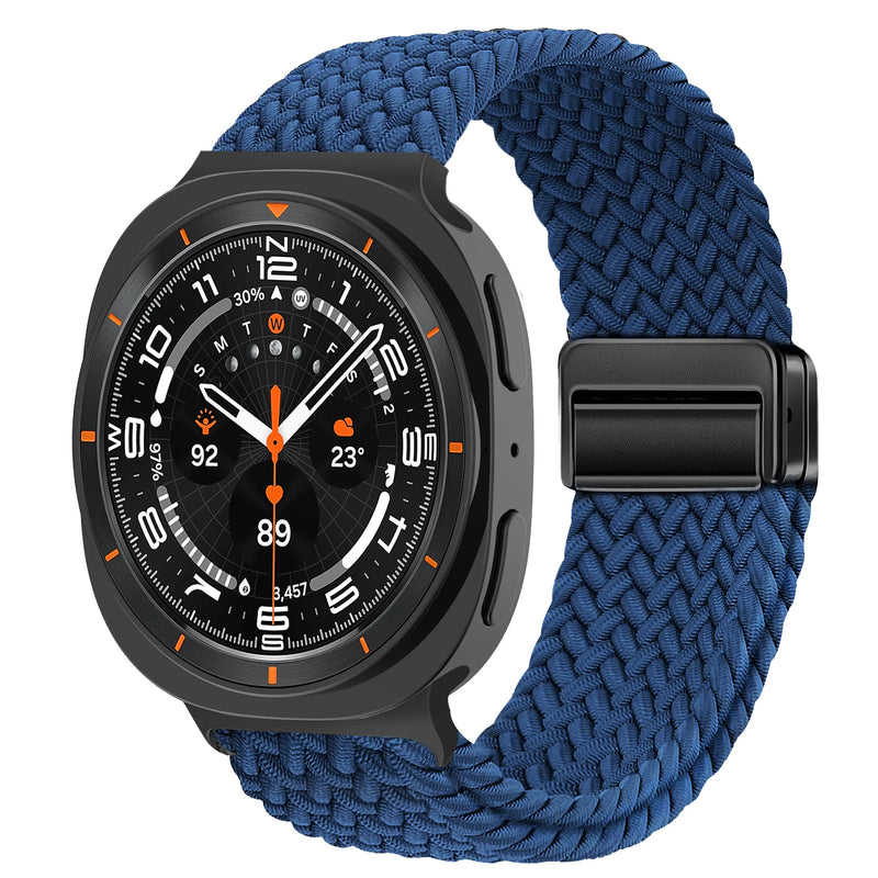 Atlantic Blue Samsung Galaxy Watch 8 Braided Solo Loop | For 40mm/42mm/46mm Models