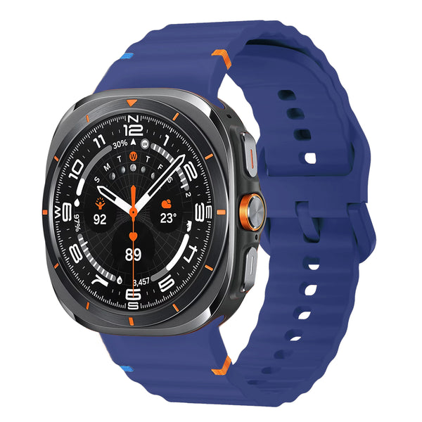 Midnight Blue Silicone Samsung Galaxy Watch 8 Strap | For 40mm/42mm/46mm Models