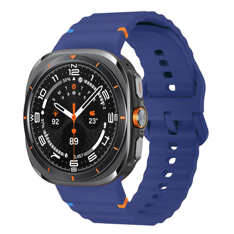Midnight Blue Silicone Samsung Galaxy Watch 8 Strap | For 40mm/42mm/46mm Models